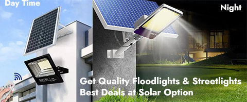 SolarOption Floodlights & Streetlights